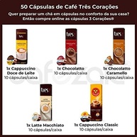 50 Cápsulas Três Corações, Bebida Cremosa - imagem 1