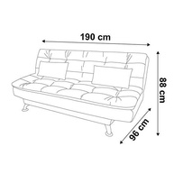 Sofá-Cama 3 Lugares Premium em Suede Velvet Bege - Conforto e Estilo para Qualquer Ambiente - imagem 3