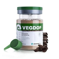 Proteína de Ervilha Isolada Vegdop Chocolate Belga - Pote 900g elementoPuro - imagem 2