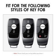Capa de Chave Silicone Fibra de Carbono 2 Peças p/ Mercedes Benz (Classe A, C, E, S, CLA, etc.) - imagem 3