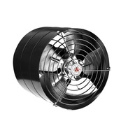 Exaustor Axial 20cm AR Bi-Volt Preto - Industrial Silencioso e Eficiente - imagem 2