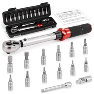 Kit Chave de Torque Toolwiz 1/4" - Precisão Profissional para Bicicletas e Automóveis (15 Peças) - imagem 1