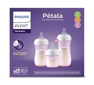 Kit Mamadeiras Philips Avent Pétala com Bicos de Diferentes Fluxos - Rosa - imagem 2