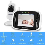 Monitor de Vídeo para Bebê com Câmera HD, Áudio Bidirecional e Visão Noturna - Segurança e Conforto para Você e seu Pequeno - imagem 3