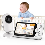 Babá Eletrônica VentoEco com Monitor 4.3", Visão Noturna, Áudio Bidirecional e Segurança Total sem Wi-Fi - imagem 1