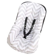 Capa Bebê Conforto Biramar Baby Ajustável Chevron Cinza - Conforto e Segurança - imagem 3