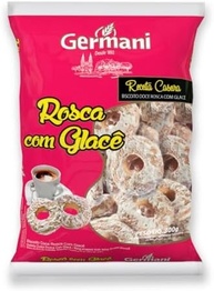 Biscoito Rosca Com Glacê Germani 300G, Germani Alimentos, Biscoito Doce Rosca E Glacê, Rosa, Uma Delícia Docinha E Crocante, Receita Caseira Desde 1892 - imagem 4