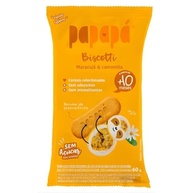 Biscoito de Maracujá e Camomila Biscotti 60g - Papapá - Sabor Refinado e Natural - imagem 2