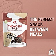 OKOSHI Chokoshi Bites 56% Cacau: Snack Fit Vegano 50g - imagem 1