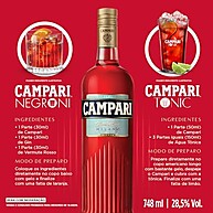 Aperitivo Bitter Campari 748ml - imagem 4