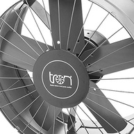 Ventilador/Exaustor Axial Industrial Bivolt 400Mm Grafite, Tron, Grafite - imagem 4