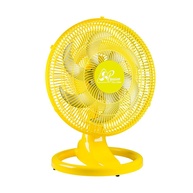 Ventilador Oscilante Venti-Delta 50cm Mesa/Parede Bivolt Amarelo - Silencioso e Compacto - imagem 1