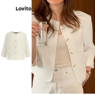 Blazer Feminino Lovito: Elegância Casual - imagem 1