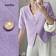 Blazer Roxo Lovito: Elegância e Estilo - imagem 1