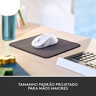 Mouse Sem Fio Logitech Signature M650 L: Conforto e Precisão para Mãos Grandes | Bluetooth e USB - imagem 4