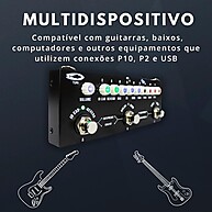 Cube Baby Tuna TGP100: Pedal Multi-Efeitos Bluetooth - imagem 2