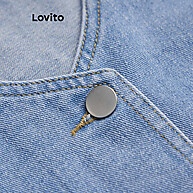 Blusa Jeans Feminina Lovito: Estilo Casual e Conforto - imagem 1