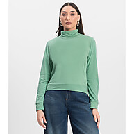 Blusão Gola Alta Infinita Cor Feminino Verde – Conforto e Estilo - imagem 1
