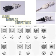 Kit 3 Adaptadores Tomada Universal Benjamin Bob Esponja 10A/20A Bivolt - imagem 5