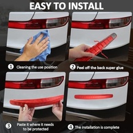 Protetor de Para-choque BokWin: Kit 4 Unidades Pretas Anticolisão para Carros, SUVs e Caminhões - imagem 5