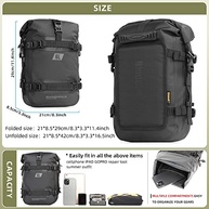 Bolsa Lateral Impermeável Rhinowalk 6L: Aventura Segura e Confortável para Sua Moto - imagem 3