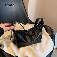 Bolsa Lovito Preppy Plain Soft – Estilo e Capacidade na Medida Certa - imagem 1