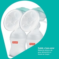 Bomba de Leite Elétrica Dupla Silenciosa Mom's Essentials Fisher-Price - Extração Rápida e Confortável - imagem 4