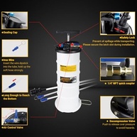 Bomba Extratora de Óleo a Vácuo 6,5L Pneumática/Manual - Troca de Fluido Automotiva e Mais - imagem 5