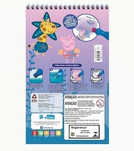 Aqua Book Peppa Pig: Diversão Mágica com Água para Pequenos Artistas! - imagem 3