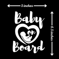 Placa "Bebê a Bordo" para Carro: Segurança e Estilo Impermeável 15x12cm - imagem 3