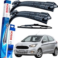 Kit Palheta Limpador Parabrisa Bosch Aerofit Dianteira + Traseira Ford Ka 2015-2018 - imagem 2