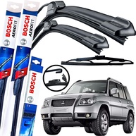 Kit Palhetas Limpador Parabrisa Bosch Aerofit Dianteiro + Traseiro Pajero TR4 2010-2015 - imagem 1