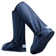 Bota de Chuva, Bota Galocha Impermeável Polaina para Chuva Motoqueiro Cobre Sapato Borracha Antiderrapante - imagem 2