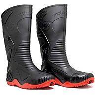 Bota PVC Cano Alto Vermelha com Forro Motosafe: Proteção e Conforto - imagem 1
