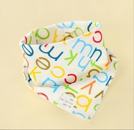 10 Pcs Babador Bandana Menino Menina Com 2 Botões - imagem 2