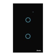Interruptor Smart Zinnia 2 Botões: Controle sua Casa com Alexa e Toque Moderno | ZNS-I2B-BK01 - imagem 2