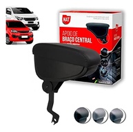 Apoio de Braço Premium para Fiat Novo Uno Mobi (2011-2020) - Couro Sintético Preto - imagem 2