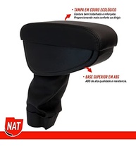 Apoio de Braço Couro Sintético Preto para Fiat Argo 2017-2019: Conforto e Estilo - imagem 3