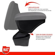Apoio de Braço Encosto Couro Cinza Pulse 2022-2024: Conforto e Estilo Premium - imagem 5