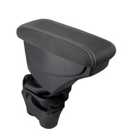 Apoio de Braço Premium para Peugeot 208/2008 Allure - Tecido Grafite com Costura Cinza - imagem 2