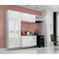 Cozinha Compacta Amanda 2023 Itatiaia em Aço Branca – 4 Peças Moderna e Resistente - imagem 5