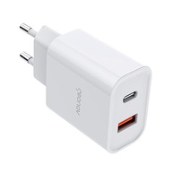 Carregador Universal Geonav Ultra Rápido Duo: USB-C PD 20W + USB QC 18W - Branco - imagem 2