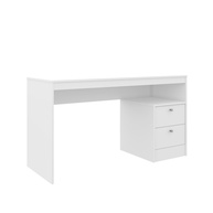 Escrivaninha Funzionale com 2 Gavetas - Design Moderno em MDF Branco - imagem 1