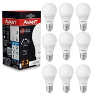 Kit 10 Lâmpadas LED Bulbo 9W Avant - Branco Frio - Iluminação Eficiente e Moderna - imagem 2