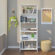 Estante Organizadora com 5 Nichos em Estilo Industrial - Cor Branco | Artely - imagem 2