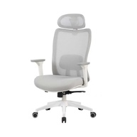 Cadeira Ergonômica Elements Astra Pro – Conforto 3D e Design Moderno em Cinza e Branco - imagem 3