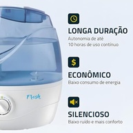 Umidificador de Ar com Purificação 2,4L Bivolt Branco - Melhore a Qualidade do Ar em Casa - imagem 5