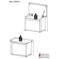 Caixa de Brinquedos Baú Organizador Multimóveis FG2315 - Espaçosa e Resistente em Branco - imagem 5
