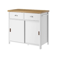 Aparador Buffet Ditália 2 Gavetas 2 Portas Branco - Design Moderno e Resistente - imagem 1