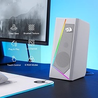Caixa de Som Gamer Redragon Anvil RGB Branco (GS520W): Imersão Sonora e Estilo Único - imagem 3